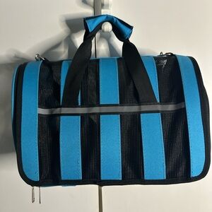 Blue and Black carries pets